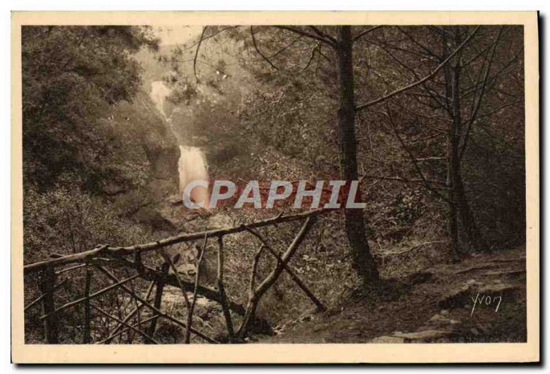 Old Postcard The Region Of Limousin The Waterfall Gimel