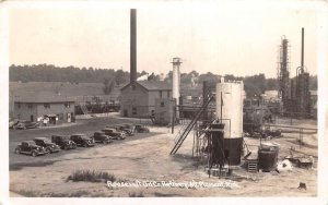 Mt Pleasant Michigan Roosevelt Oil Co Refinery Real Photo Postcard AA74605