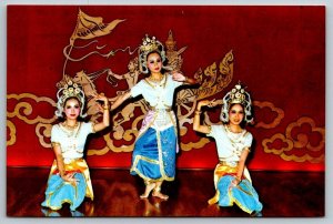 Thailand  Lop-bu-ri  Dance  Postcard