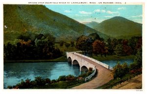 Massachusetts Charlemont Bridge over Deerfield River