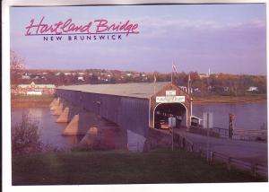 Hartland Covered Bridge, Misty, New Brunswick, Approximately 5 X 7 inches