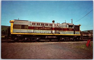 VINTAGE POSTCARD BALDWIN MODEL DRS-6-6-15 ROAD SWITCHER OF THE ERIE LACKAWANNA