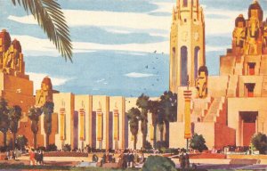 Giant Elephant Towers GGIE 1939 San Francisco Expo Art Vintage Postcard