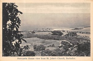 Newcastle House, From St. John's Church Barbados West Indies Unused 