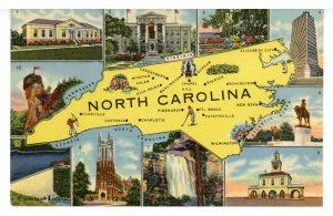 NC - North Carolina Map