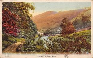 BUXTON DERBYSHIRE ENGLAND~MILLER'S DALE~RIVER WYE~STONE ARCH BRIDGE POSTCARD