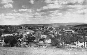 Oakland Maryland Birds Eye View Real Photo Antique Postcard J56915