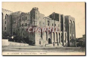 Old Postcard Avignon Le Chateau des Papes