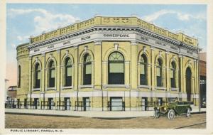 Public Library Fargo ND North Dakota Unused Postcard E9