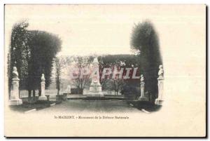 Saint Maixent - Monument of National Defense - Old Postcard