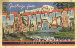 Greetings from, Washington