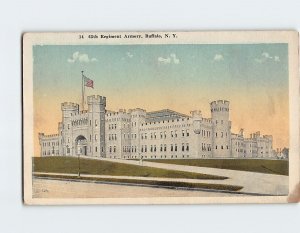 Postcard 65th Regiment Armory Buffalo New York USA