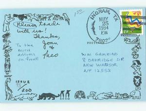 1994 POSTCARD WEEK - SUMMER ADDRESS Copper Harbor - Grant Township MI H9613