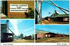 Postcard - Peanut Industry - Plains, Georgia