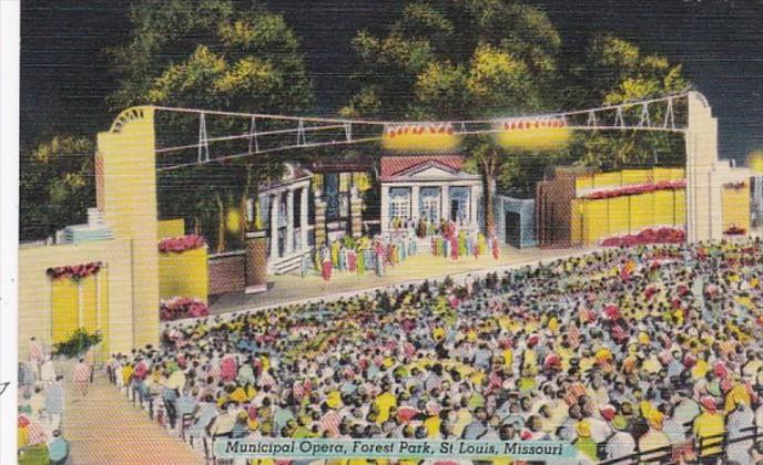 Missouri St Louis Municipal Opera In Forest Park 1949