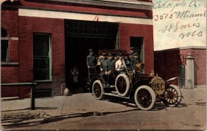 USC Underwriters Salvage Corps Fire Truck 1906 St Louis Missouri Postcard