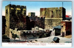 JERUSALEM Tower of David & Hippicus ISRAEL Postcard