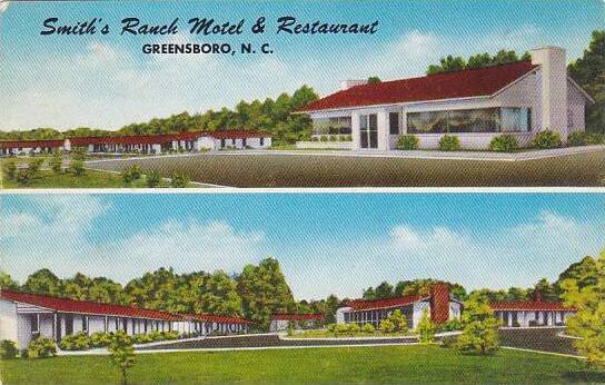 North Carolina Greensboro Smiths Ranch Motel & Restaurant