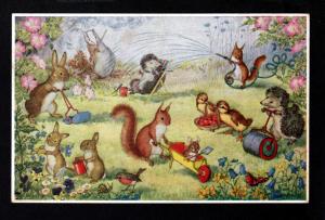 U S 1968 Easter Picture Postcard!