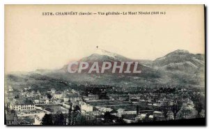Old Postcard Chambery Savoie Mont general view Nivolet