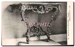 Old Postcard Musee des Arts Decoratifs Console Louis XV