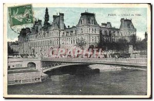 Postcard Old Paris Hotel de Ville