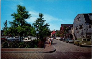 Massachusetts Nantucket Straight Wharf New Mall and Parking Area