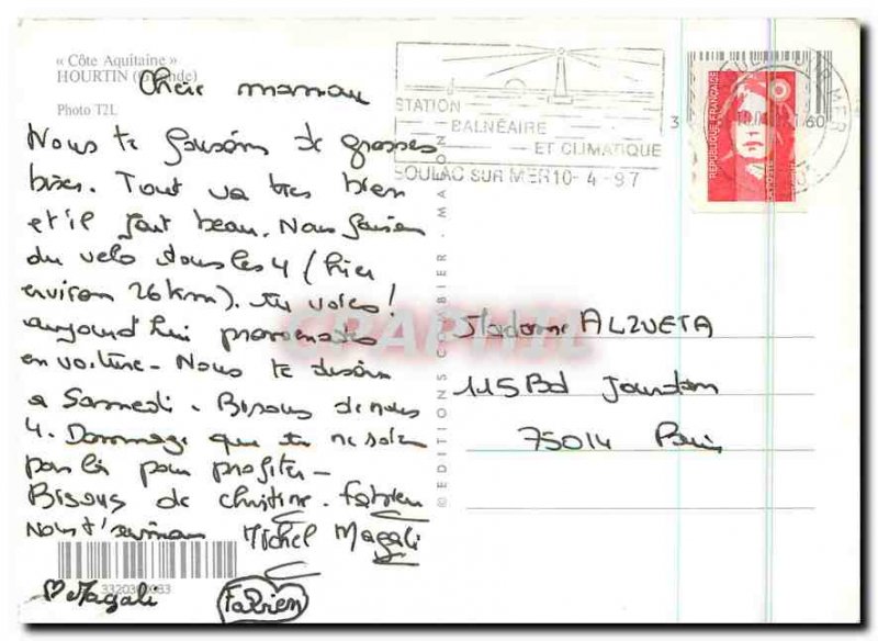 Postcard Modern Hourtin
