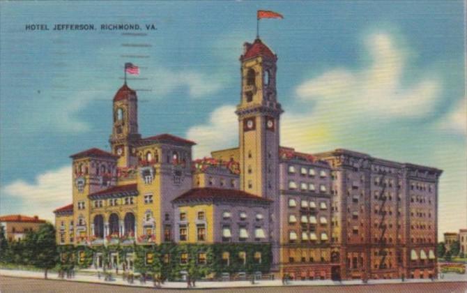 Virginia Richmond Hotel Jefferson 1943