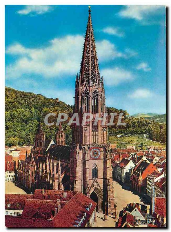 Modern Postcard Freiburg im Breisgau Münster