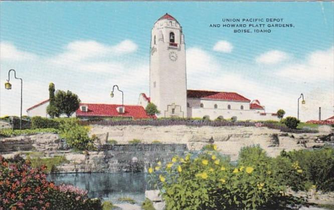 Idaho Boise Union Pacific Depot and Howard Platt Gardens