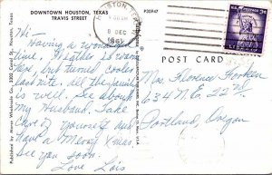 Postcard SHOP SCENE Houston Texas TX AM9421