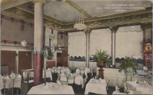 Postcard Ye Baltimore Inn Chicago IL