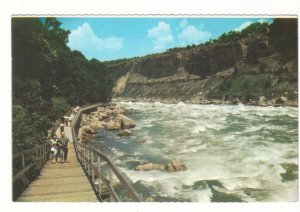 Boardwalk, Great Gorge, Whirlpool Rapids, Niagara Falls, Vintage Chrome Postcard