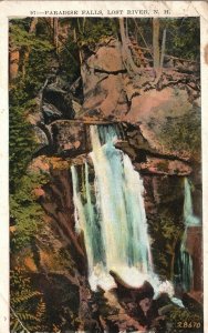 Vintage Postcard 1931 Paradise Falls Lost River New Hampshire NH WML Co. Pub.