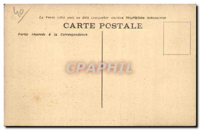 Old Postcard Capbreton The tip of Bouret