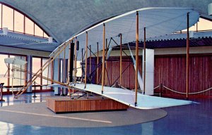 NC - Kill Devil Hills.Repro of Wright Bros. Plane. Airborne Dec. 17, 1903