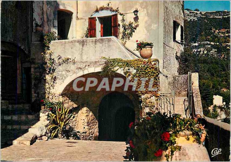 Postcard Modern World Eze Carrefour French Riviera Tourism A Picturesque Corner