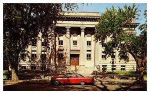 Postcard LIBRARY SCENE Lynn Massachusetts MA AU6598