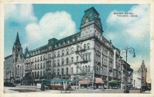 United States Toledo Ohio Boody Hotel tramway postcard 