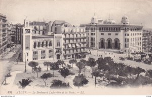 ALGERIA, Africa, 1900-1910's; Le Boulevard Lafferriere El La Poste