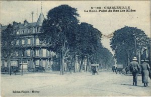 CPA CHARLEVILLE - Le Rond-Point du Bas des Allees (135401)