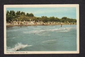 ON View Port Stanley beach Ontario Canada Postcard Carte Postale PC