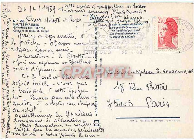 Modern Postcard Gavarnie Pyrenees