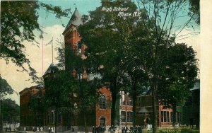 ITHACA NY HIGH SCHOOL PHOTO POSTCARD c1910