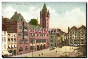 Old Postcard Basel Ratbaus