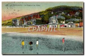 Old Postcard Houlgate Beach and villas