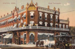 Colfax Iowa Hotel Centropolis Vintage Postcard AA34173