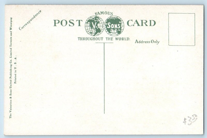 Postcard Ferry (Promise) Between Windsor Canada and Detroit USA c1930's