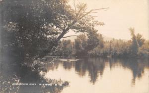 Hillsboro New Hampshire Contoocook River Real Photo Antique Postcard K97066